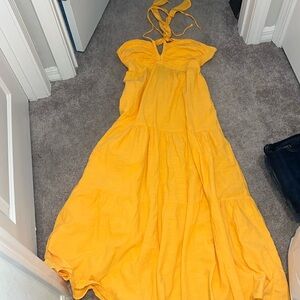 Halter maxi dress